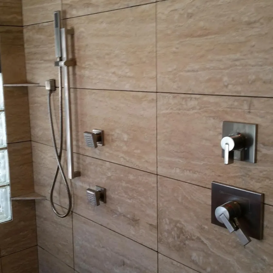 Shower fixture installation for Water Heater Replacement in Laurinburg